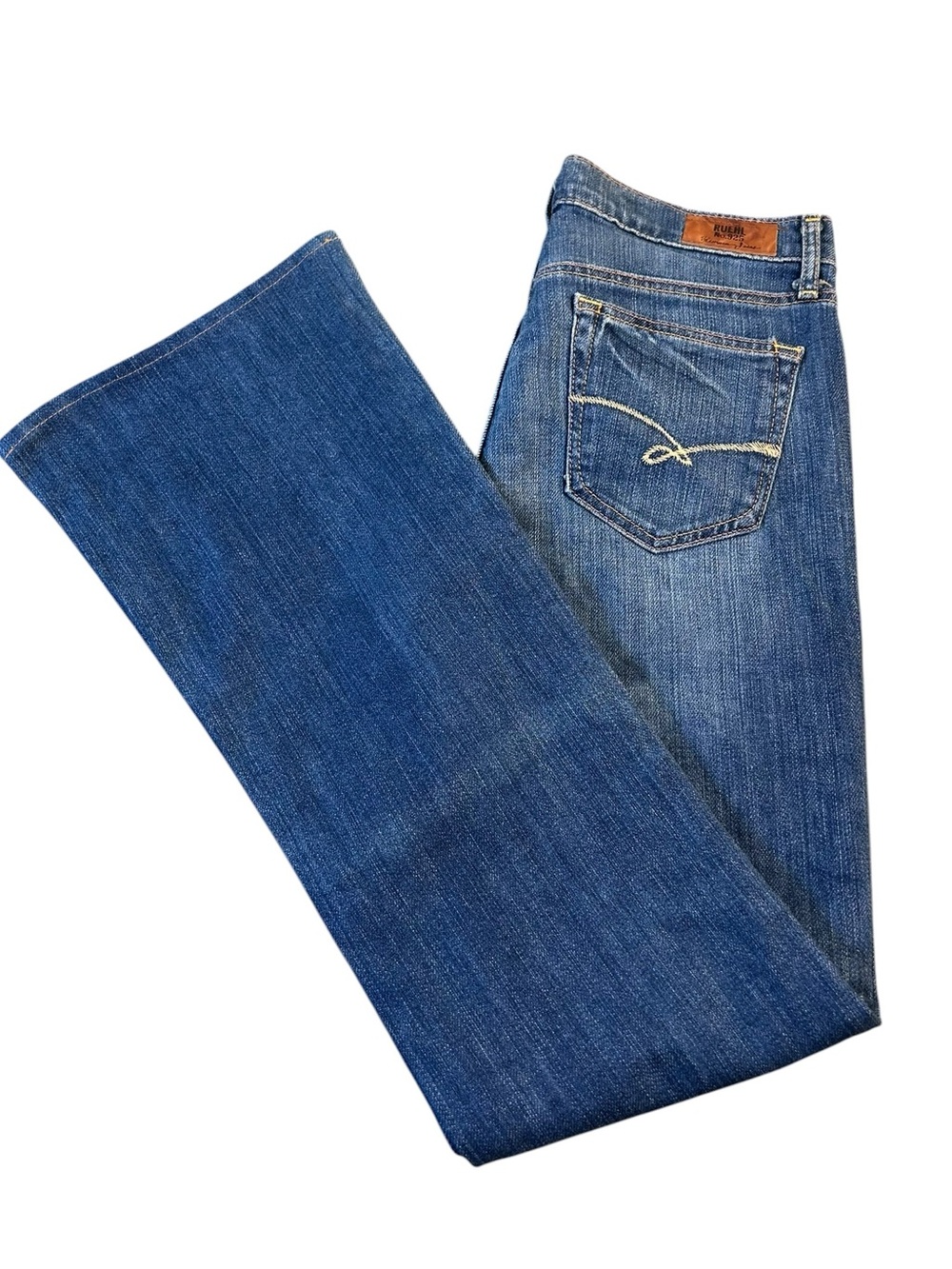 RUEHL No. 925 Waverly Low Rise Bootcut Jeans VTG Y2K Medium‎ Wash W26 Stretch